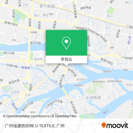 广州瑞虞纺织RE.U TEXTILE地图