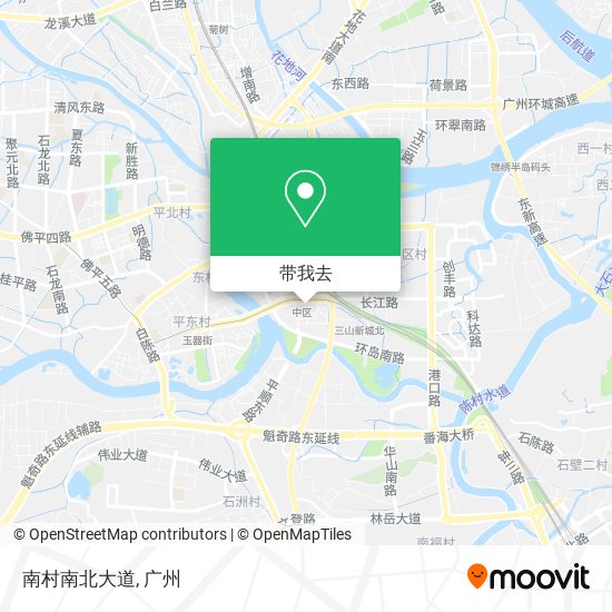 南村南北大道地图
