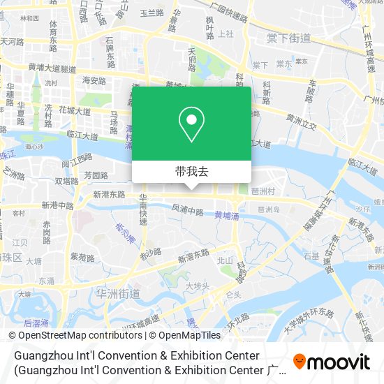 Guangzhou Int'l Convention & Exhibition Center地图