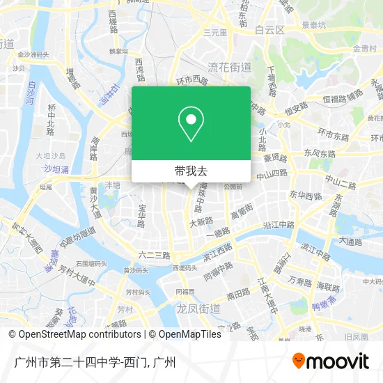 广州市第二十四中学-西门地图