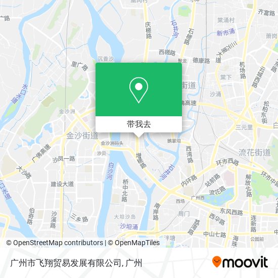 广州市飞翔贸易发展有限公司地图