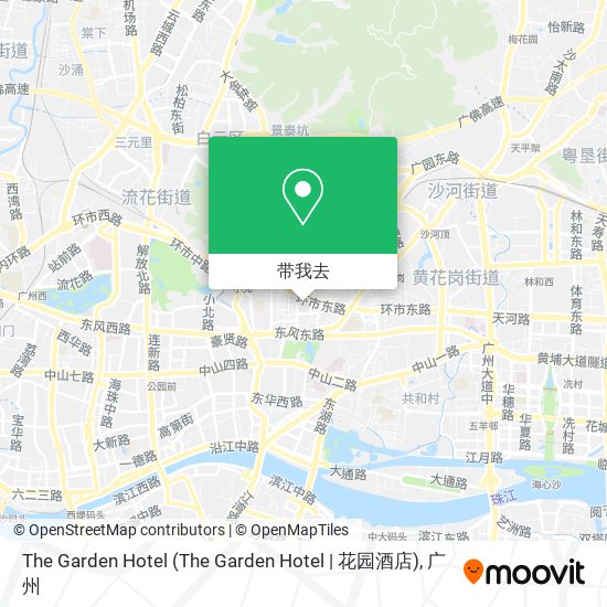 The Garden Hotel (The Garden Hotel | 花园酒店)地图