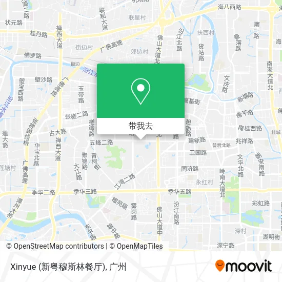 Xinyue (新粤穆斯林餐厅)地图
