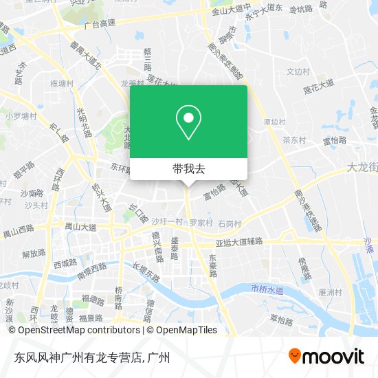 东风风神广州有龙专营店地图