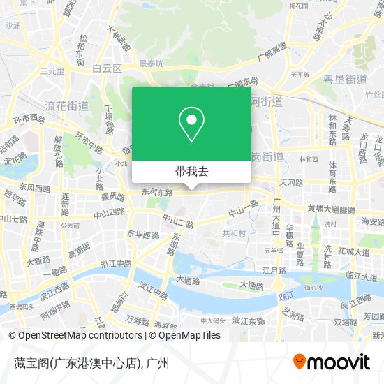 藏宝阁(广东港澳中心店)地图