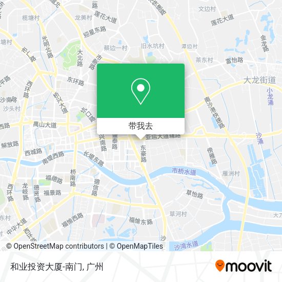 和业投资大厦-南门地图
