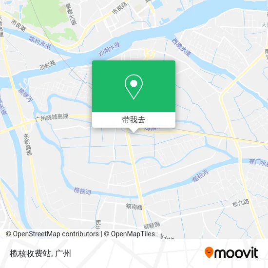 榄核收费站地图