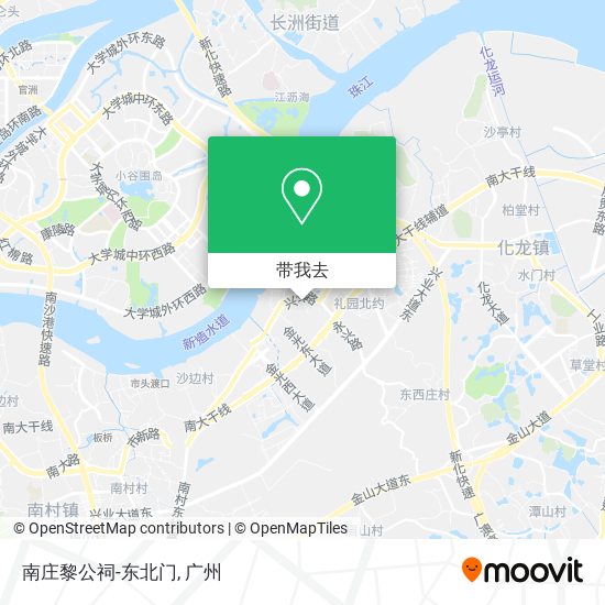 南庄黎公祠-东北门地图