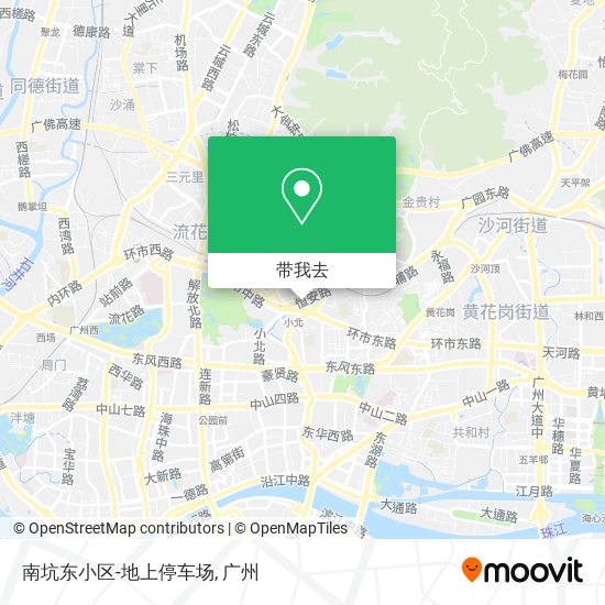 南坑东小区-地上停车场地图