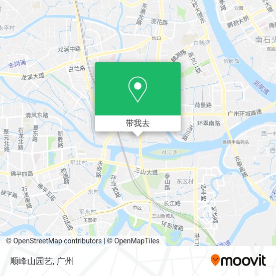 顺峰山园艺地图