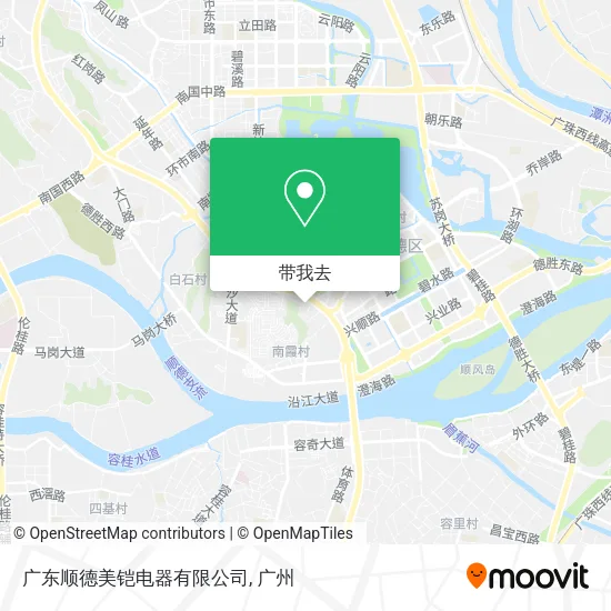 广东顺德美铠电器有限公司地图