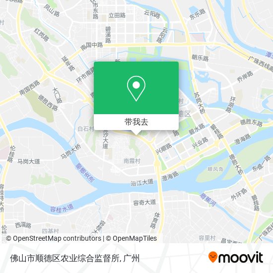 佛山市顺德区农业综合监督所地图