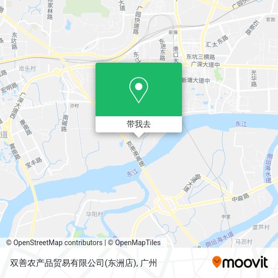 双善农产品贸易有限公司(东洲店)地图