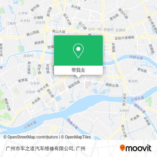广州市车之道汽车维修有限公司地图