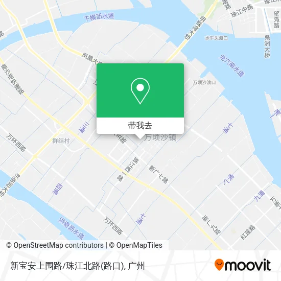 新宝安上围路/珠江北路(路口)地图