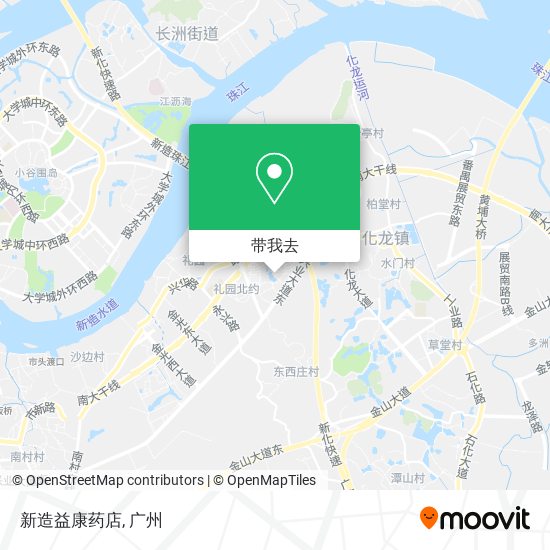 新造益康药店地图