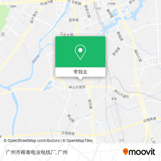 广州市榕泰电业电线厂地图