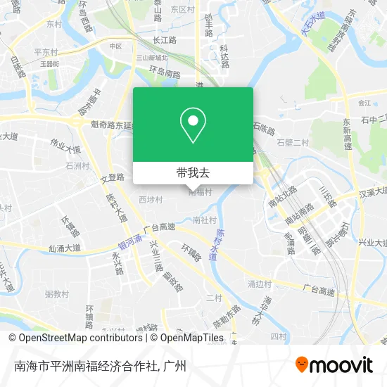 南海市平洲南福经济合作社地图