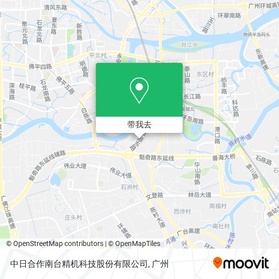 中日合作南台精机科技股份有限公司地图