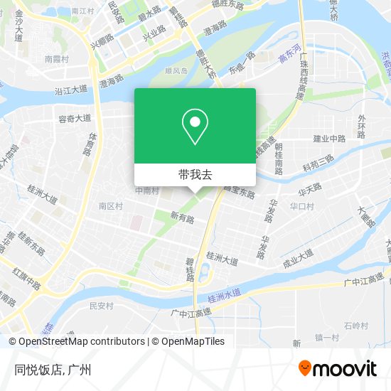 同悦饭店地图
