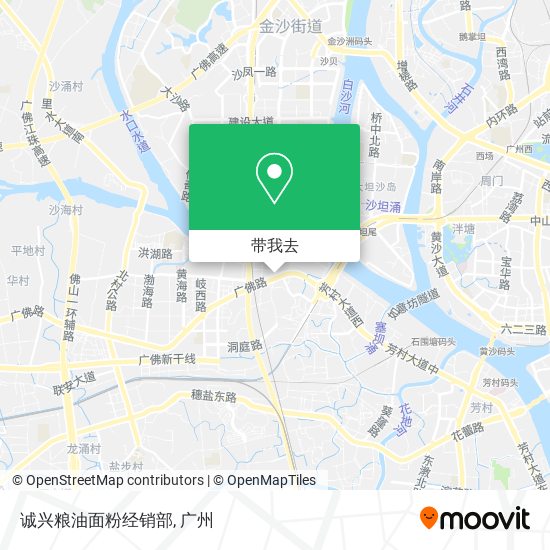 诚兴粮油面粉经销部地图