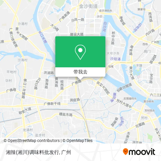 湘辣(湘川)调味料批发行地图