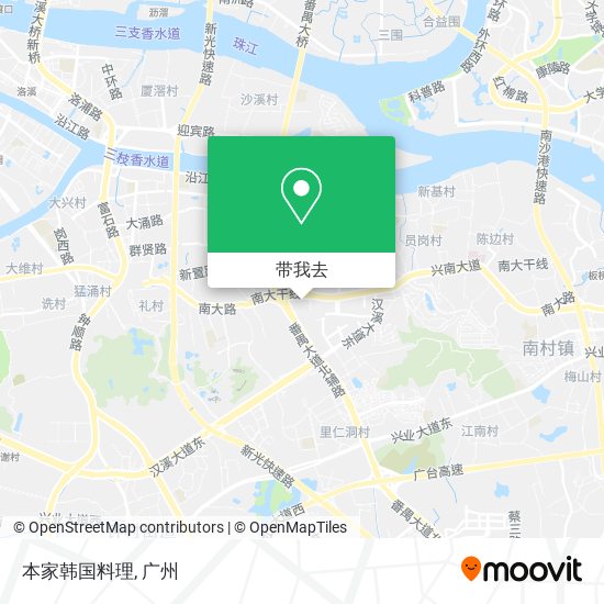 本家韩国料理地图