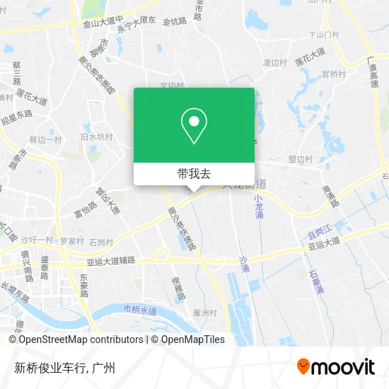 新桥俊业车行地图