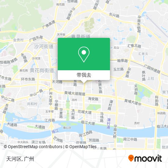 天河区地图