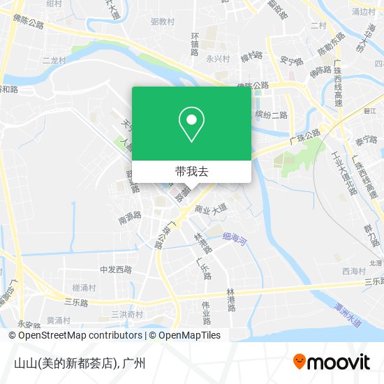 山山(美的新都荟店)地图