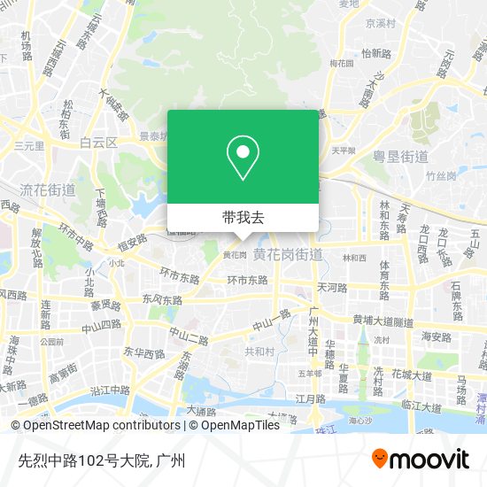 先烈中路102号大院地图