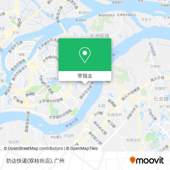 韵达快递(双桂街店)地图