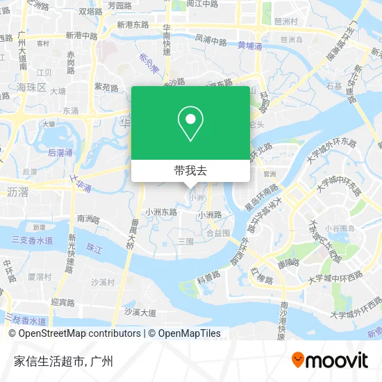 家信生活超市地图
