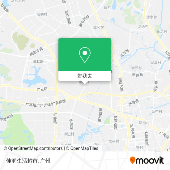 佳润生活超市地图