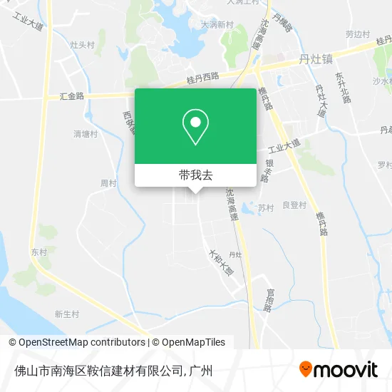 佛山市南海区鞍信建材有限公司地图