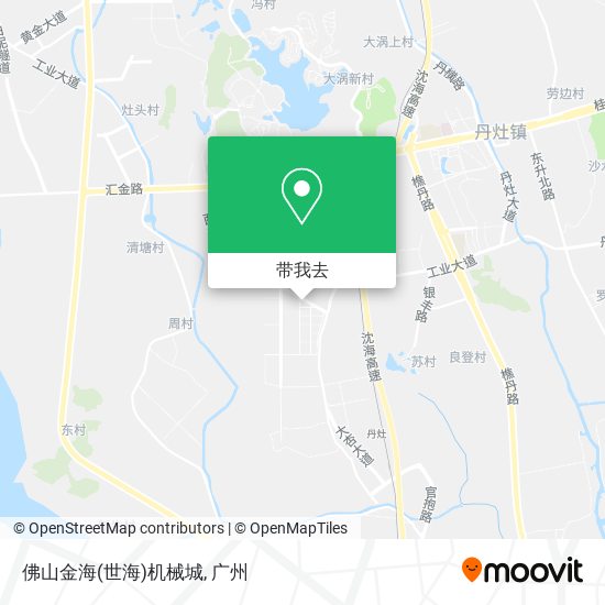 佛山金海(世海)机械城地图