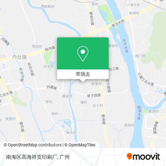 南海区高海祥页印刷厂地图