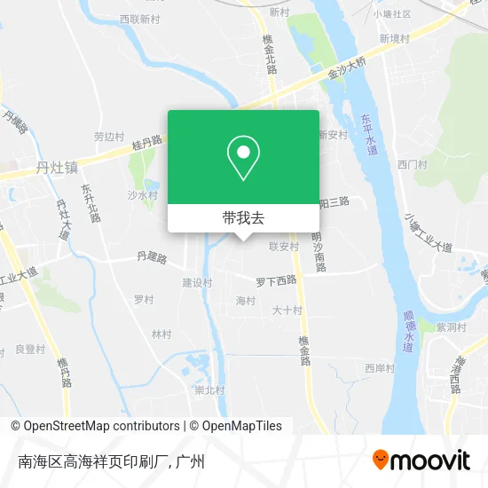 南海区高海祥页印刷厂地图