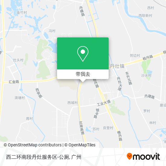 西二环南段丹灶服务区-公厕地图