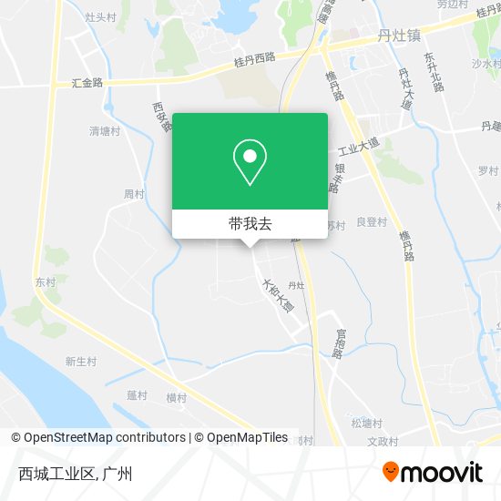 西城工业区地图
