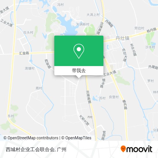 西城村企业工会联合会地图