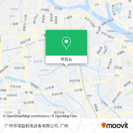 广州市瑞益机电设备有限公司地图