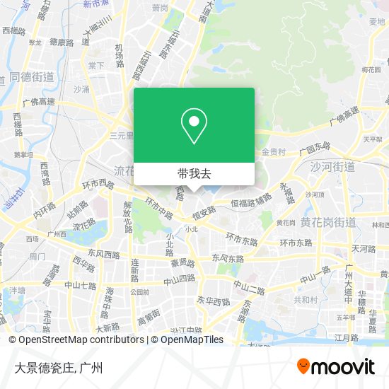 大景德瓷庄地图
