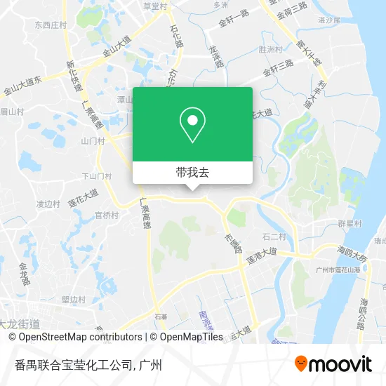 番禺联合宝莹化工公司地图