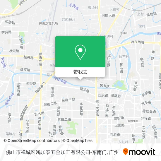 佛山市禅城区鸿加泰五金加工有限公司-东南门地图