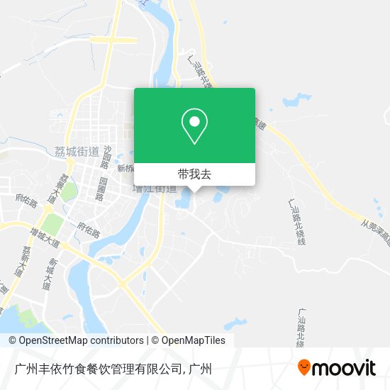 广州丰依竹食餐饮管理有限公司地图