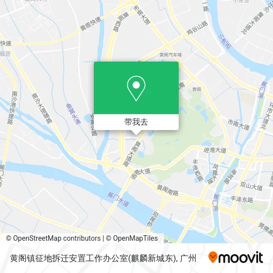 黄阁镇征地拆迁安置工作办公室(麒麟新城东)地图