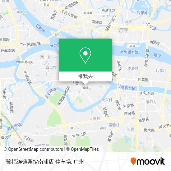 骏福连锁宾馆南浦店-停车场地图