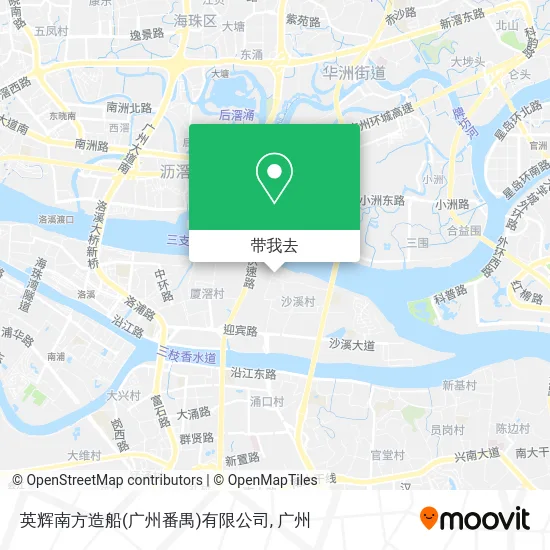 英辉南方造船(广州番禺)有限公司地图