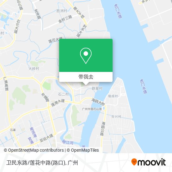 卫民东路/莲花中路(路口)地图